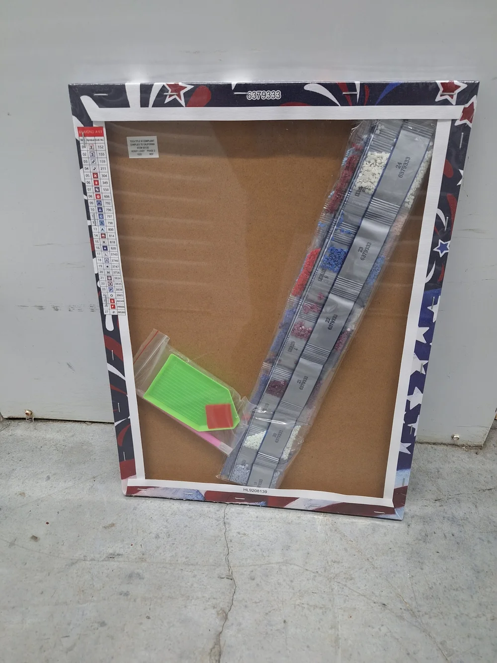 Hobby Lobby Patriotic Flag and Fireworks Diamond Painting/Art